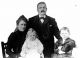 James (Jnr.) Forsyth and wife Minnie Hipwood and 2 sons Howard and Leslie


