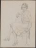 Sylvia Moore Sims (1909 - 1999)
sketch c1929 by Thea Proctor 
NSW Art Gallery